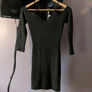 Sexy Black Crochet LBD
